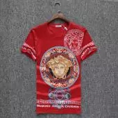 versace vintage logo-print t-shirt cool planet red